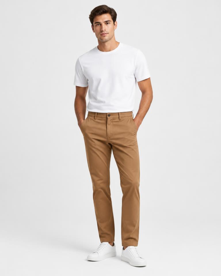 Calça Chino Caramelo